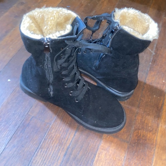 Lace up side zipper snow boots - Picture 4 of 4